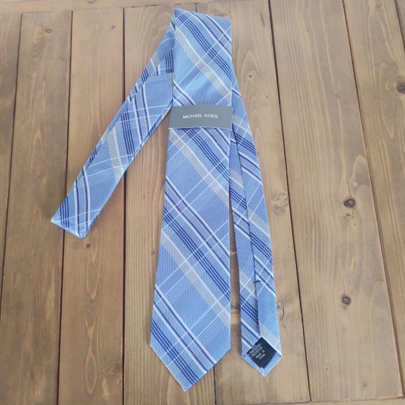 Michael Kors Men’s Blue Neck Tie - Picture 1 of 7
